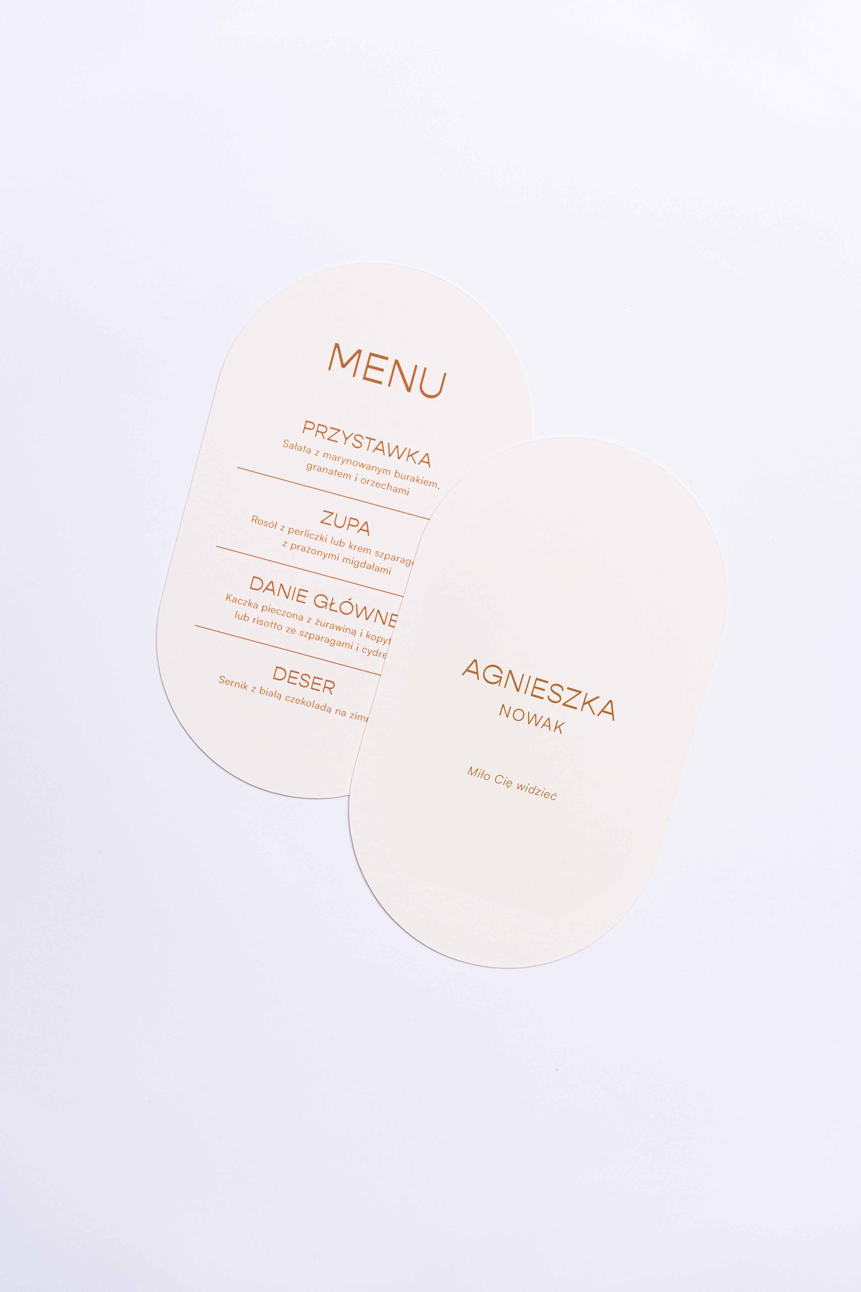 Menu Madeleine Cookie