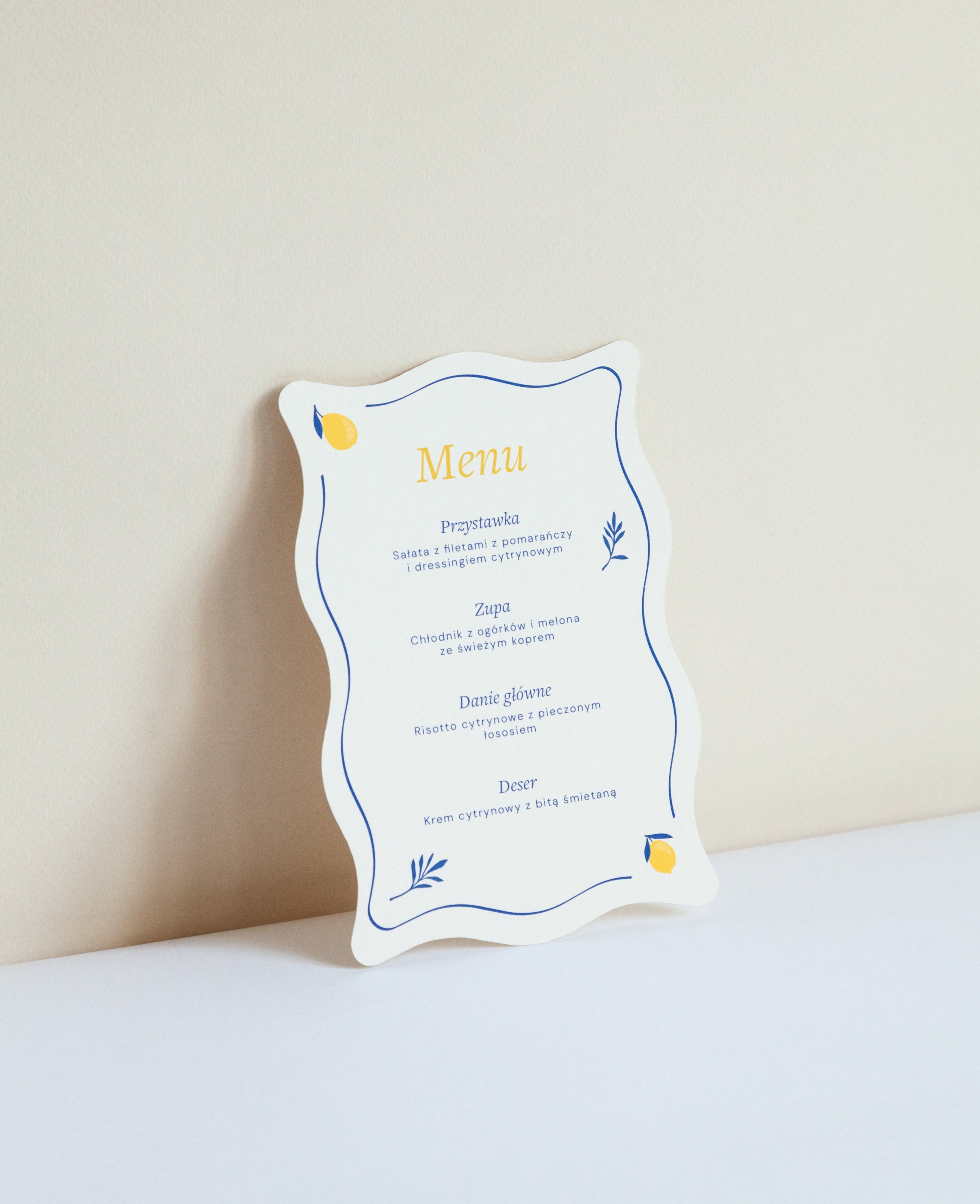 Menu Lemon Curd