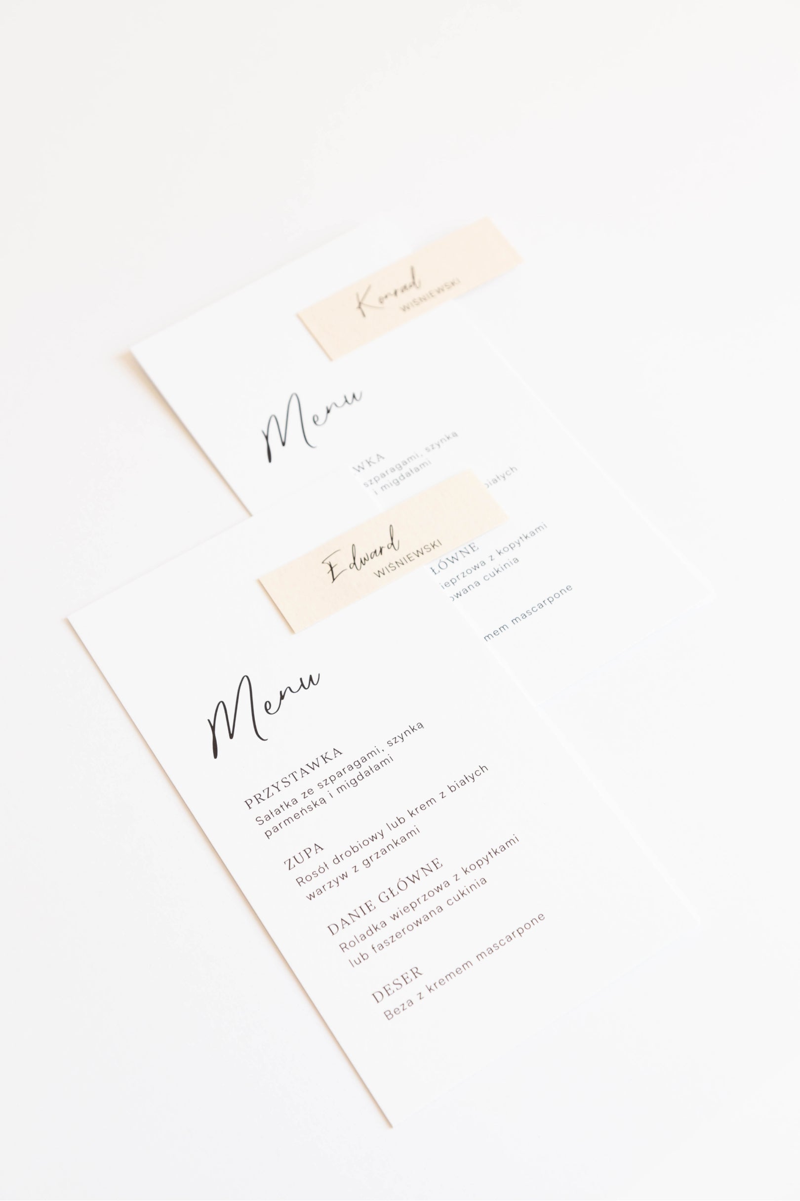 Menu Pavlova
