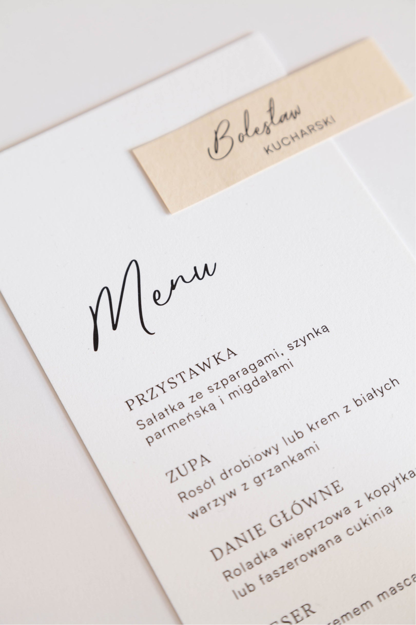 Menu Pavlova