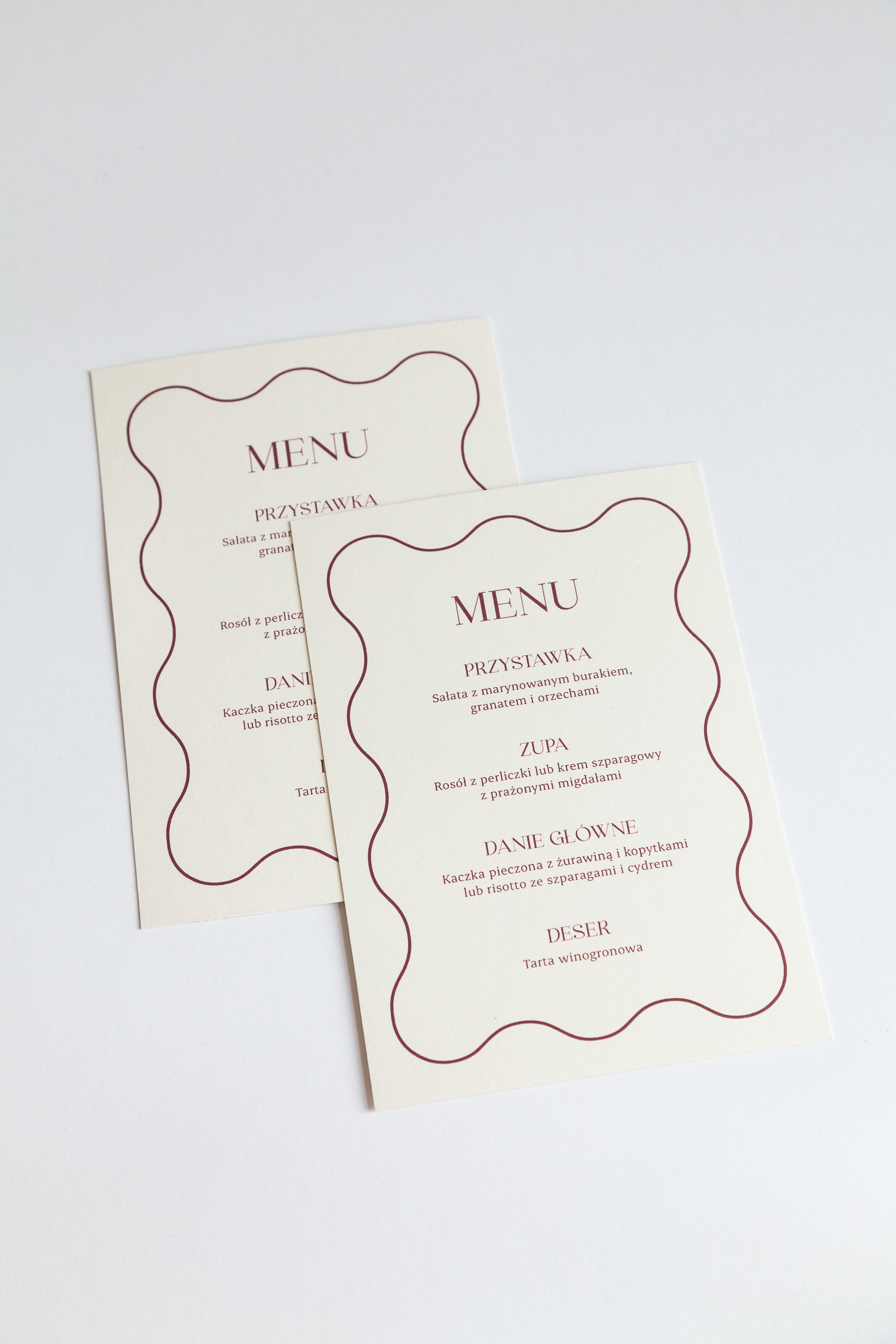 Menu Grape Tart