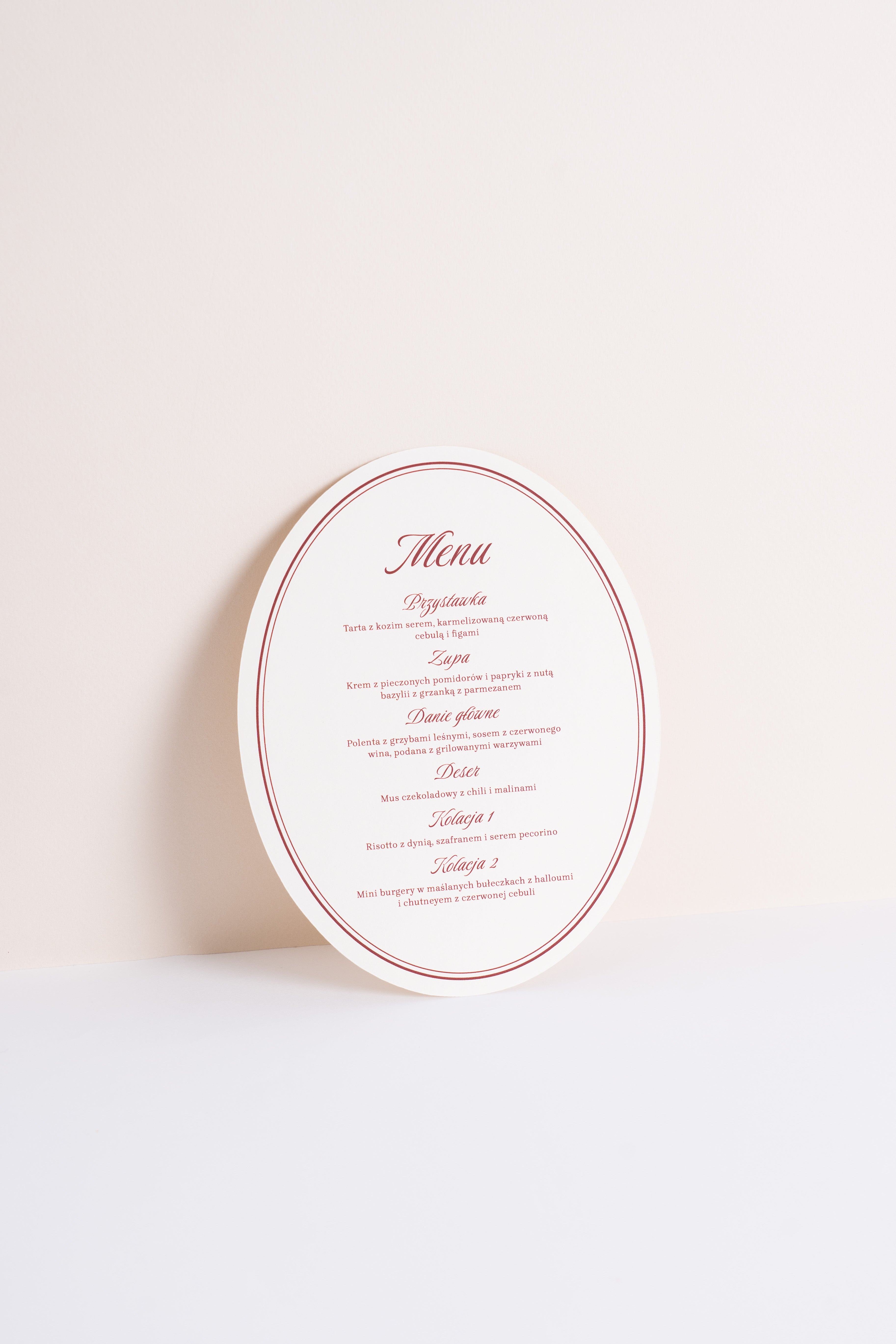 Menu Panna Cotta #2