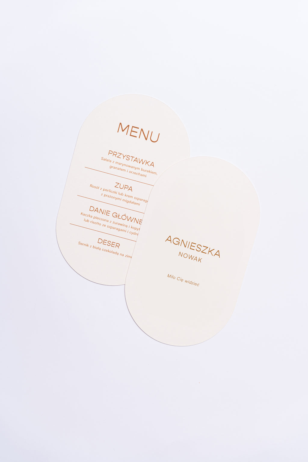 Menu Madeleine Cookie