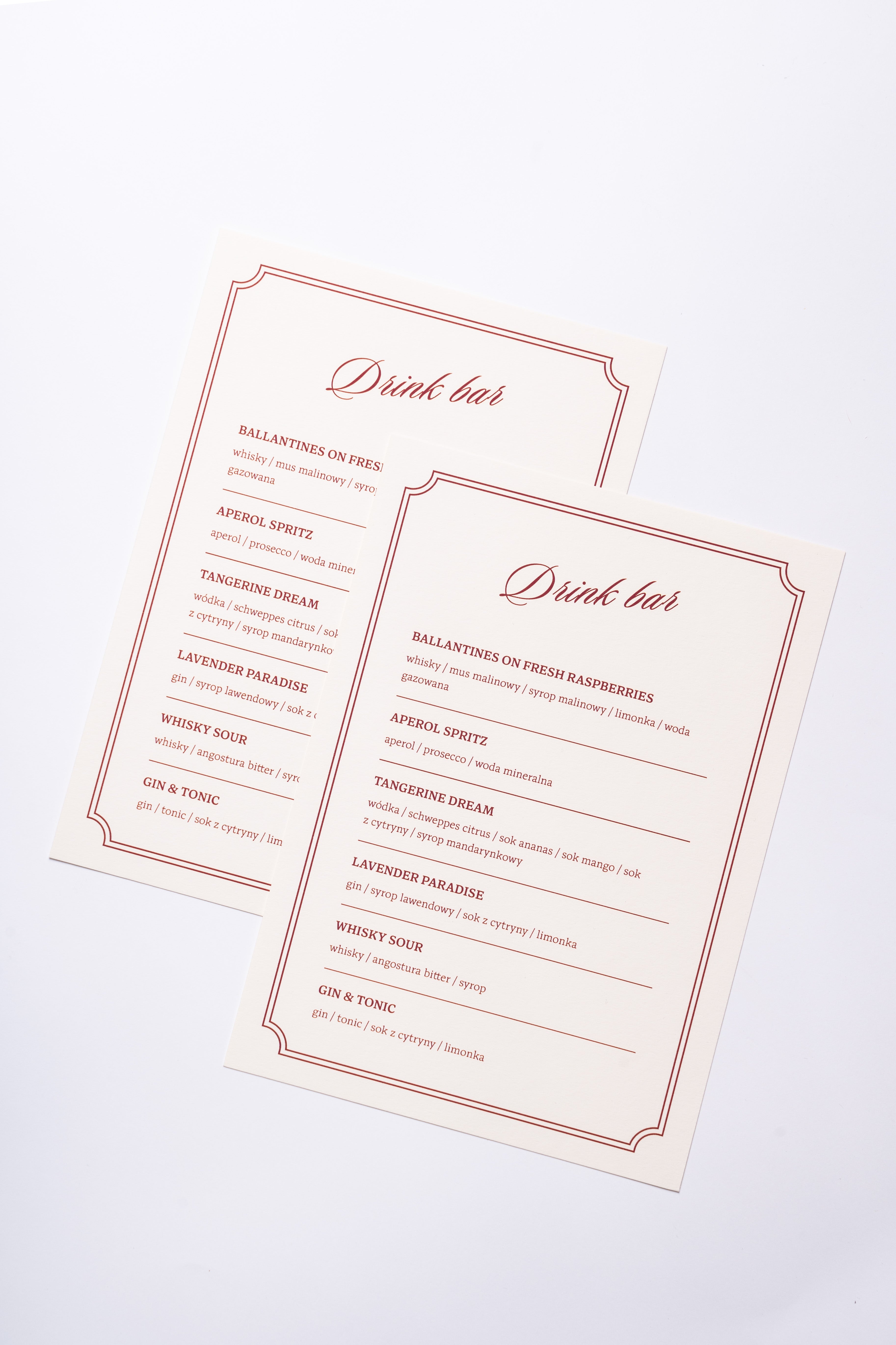 Drink bar Red Velvet