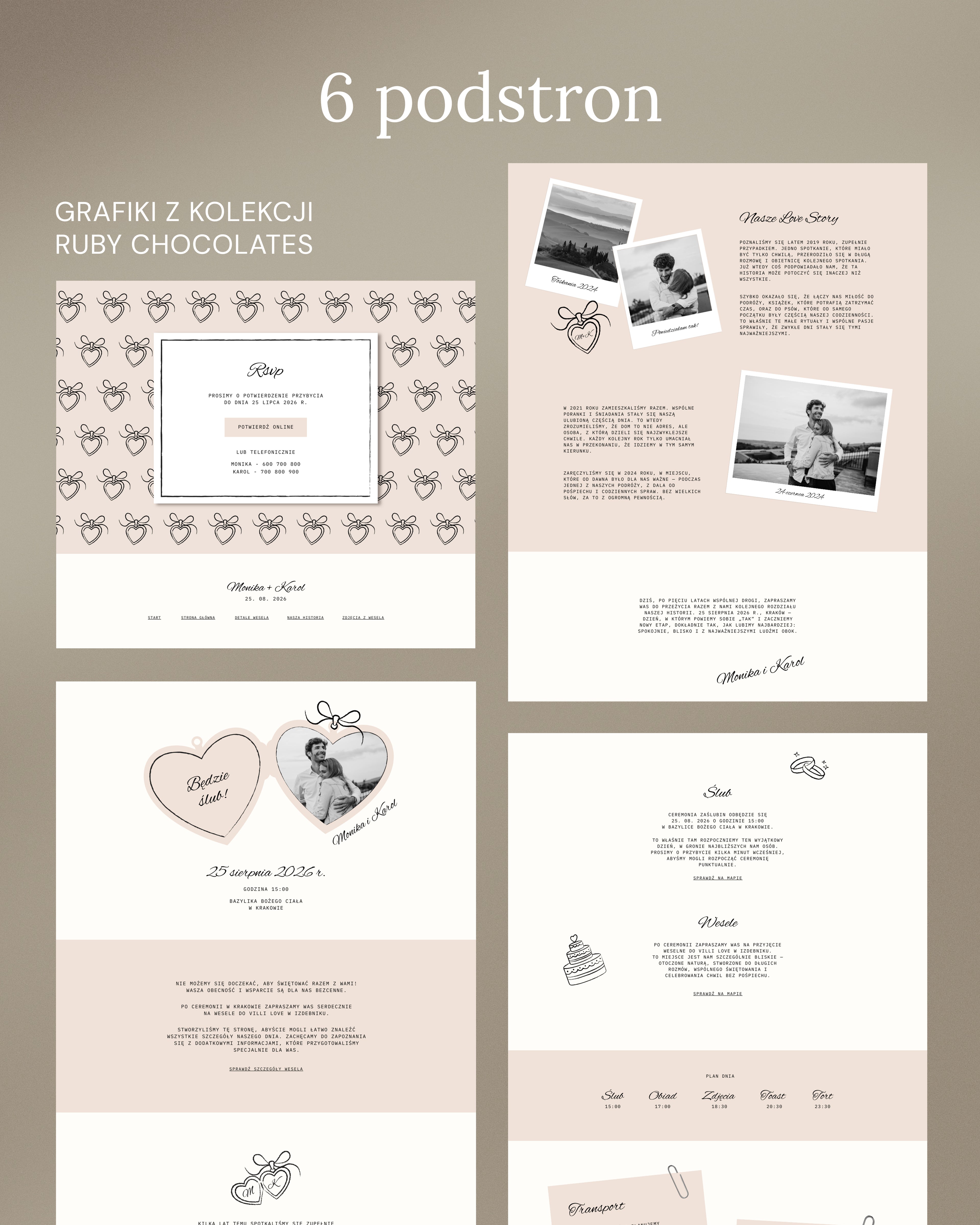 Strona internetowa Ruby Chocolates