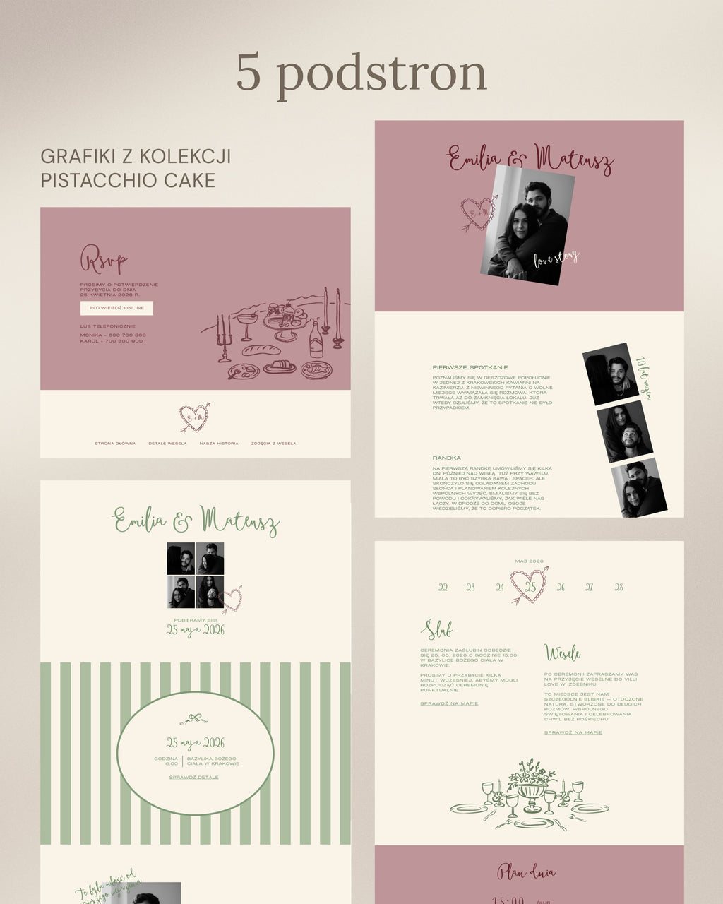 Strona internetowa Pistacchio Cake