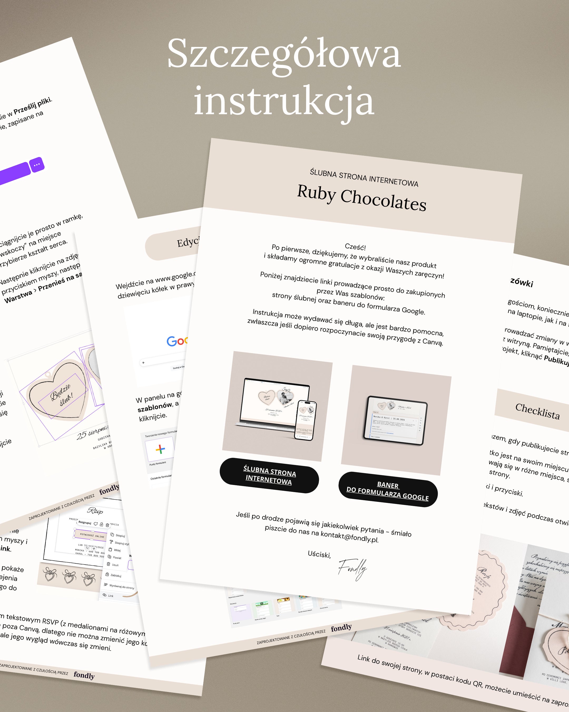 Strona internetowa Ruby Chocolates