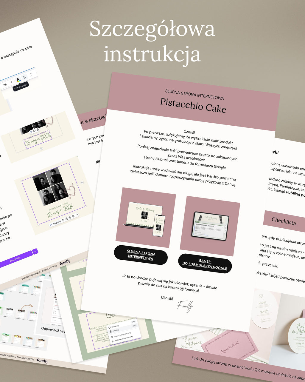 Strona internetowa Pistacchio Cake