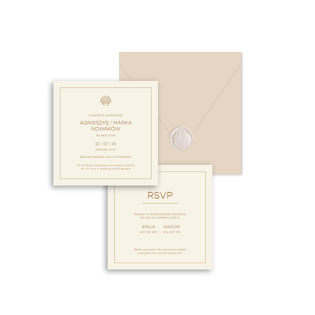 Zaproszenie Madeleine Cookie