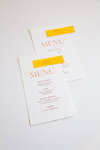 Menu Grapefruit Sorbet