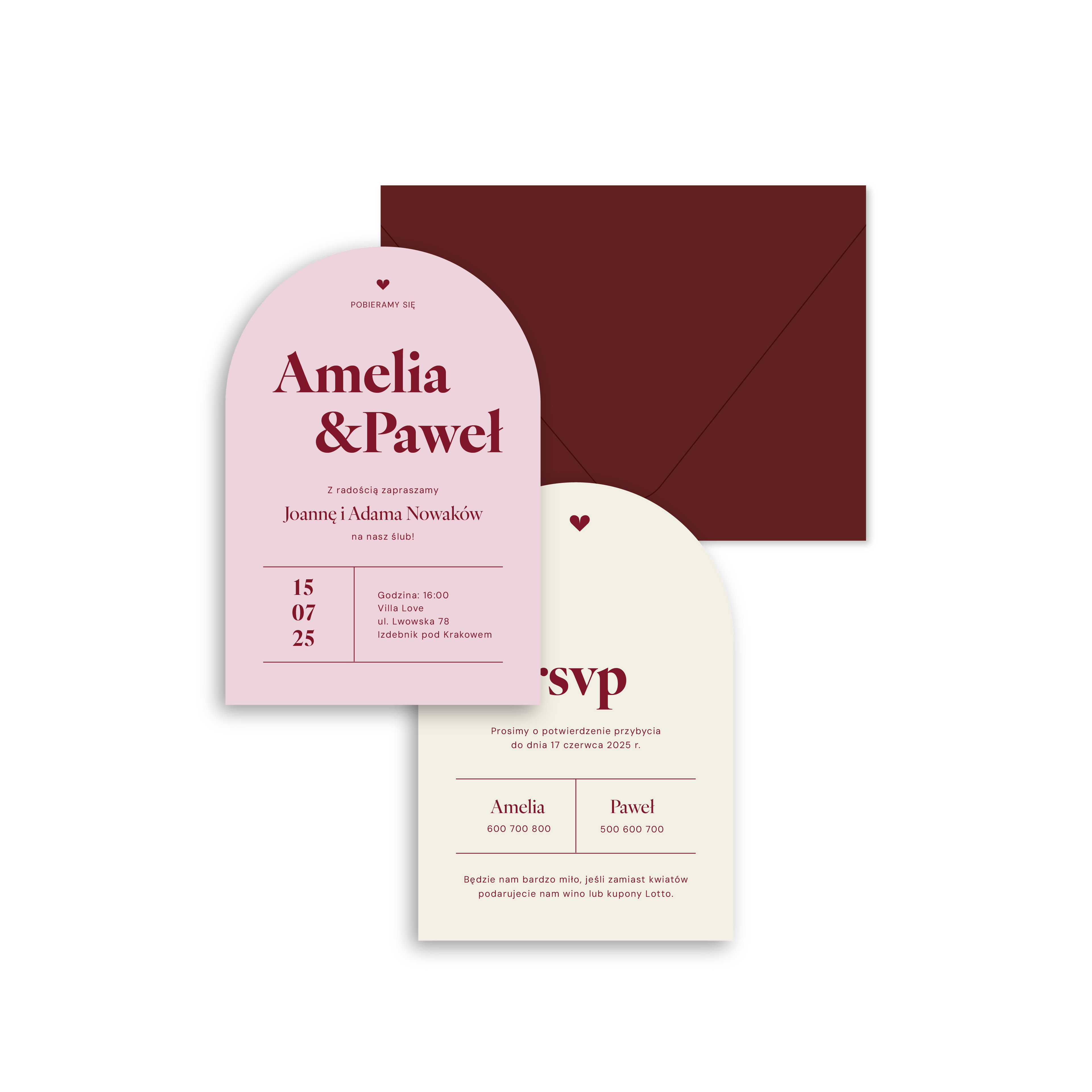 Zaproszenie Plum Crumble