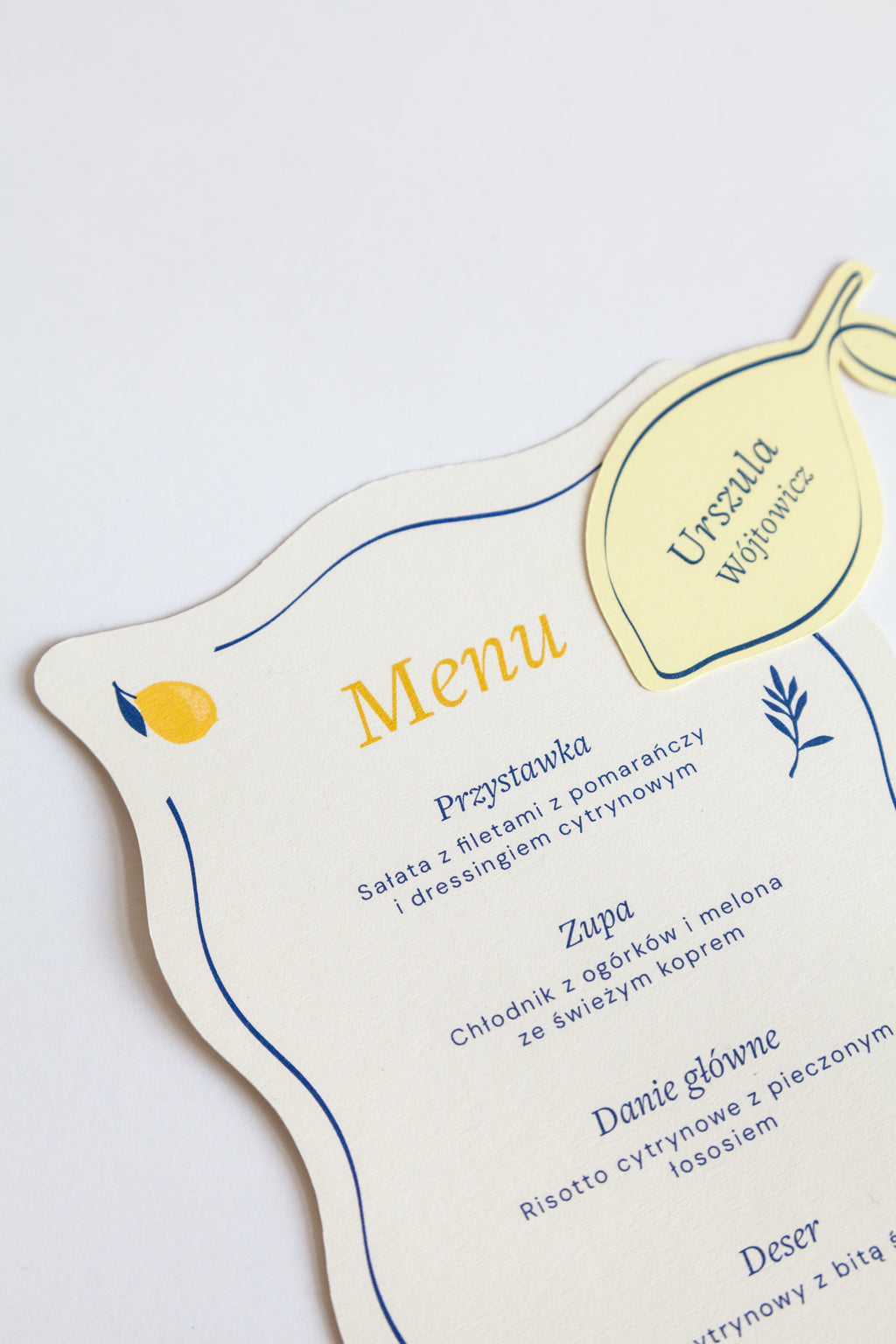 Menu Lemon Curd