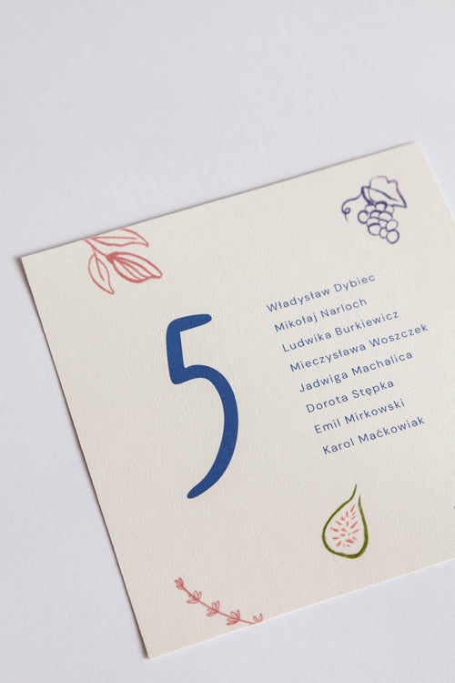 Plan stołów Cannolo #1