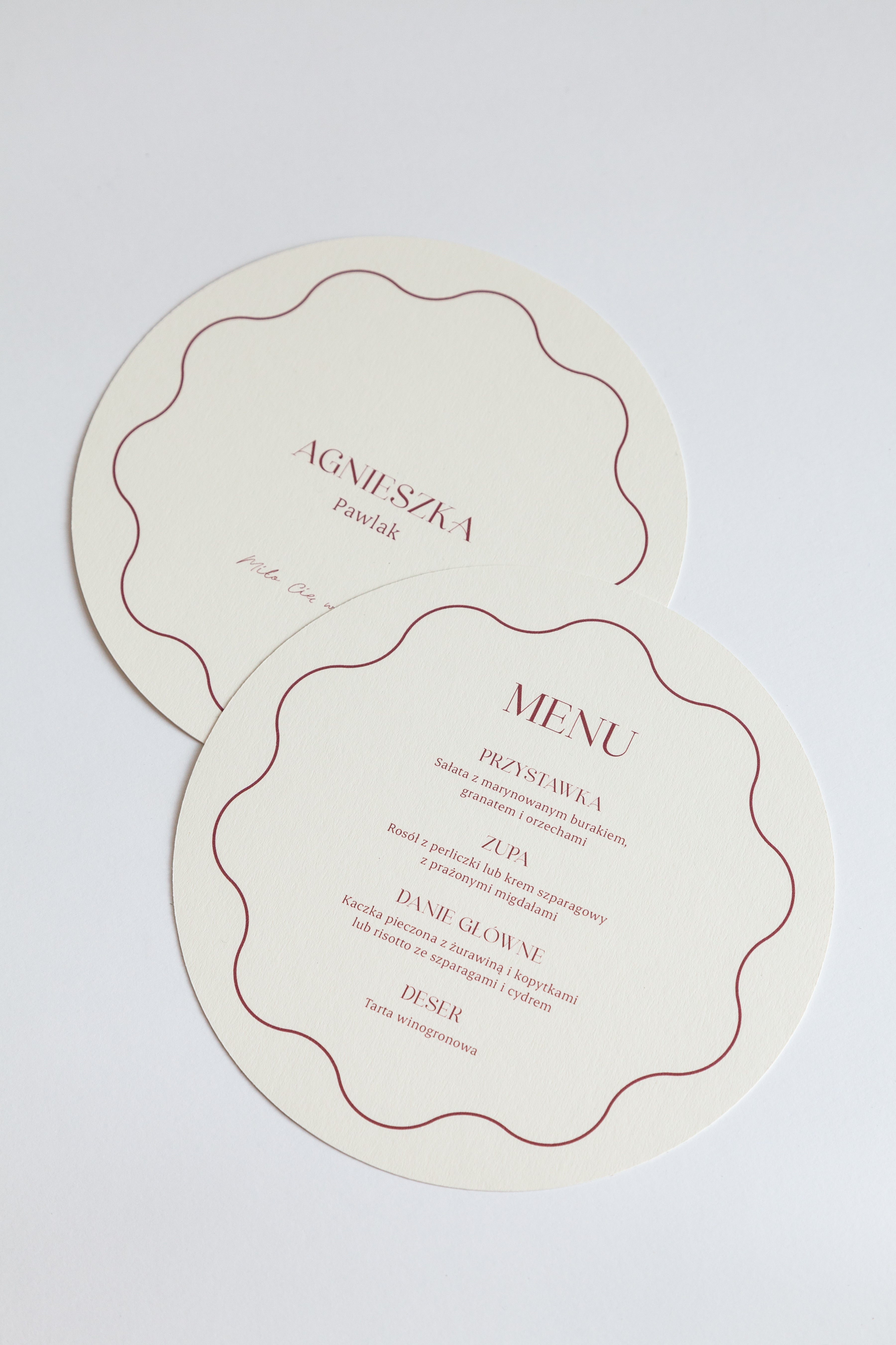 Winietka/Menu Grape Tart