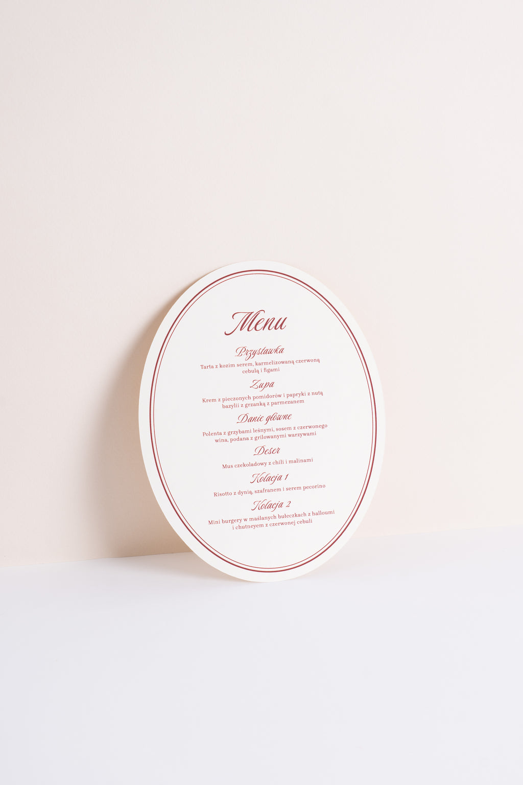 Menu Panna Cotta #2