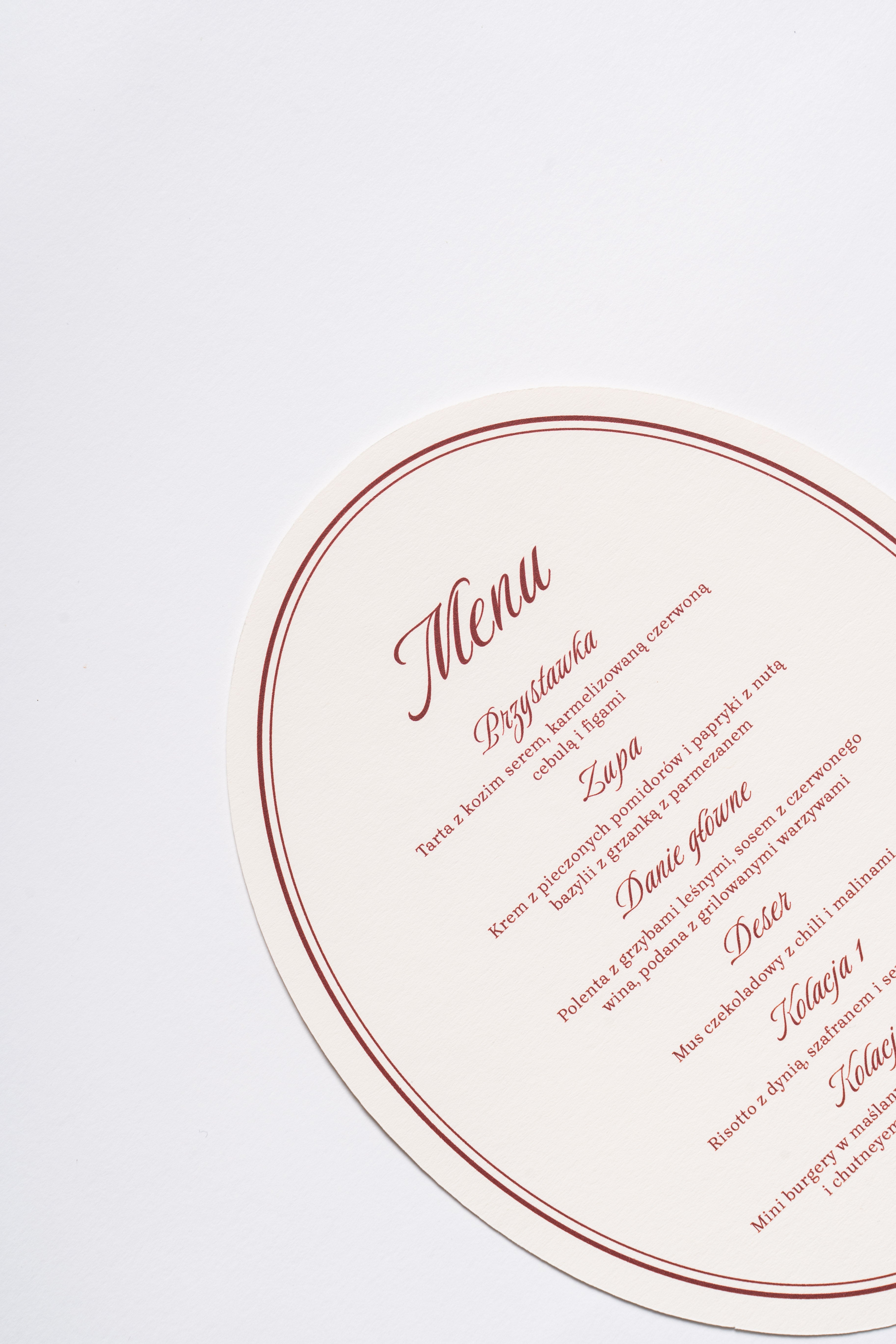 Menu Panna Cotta #2