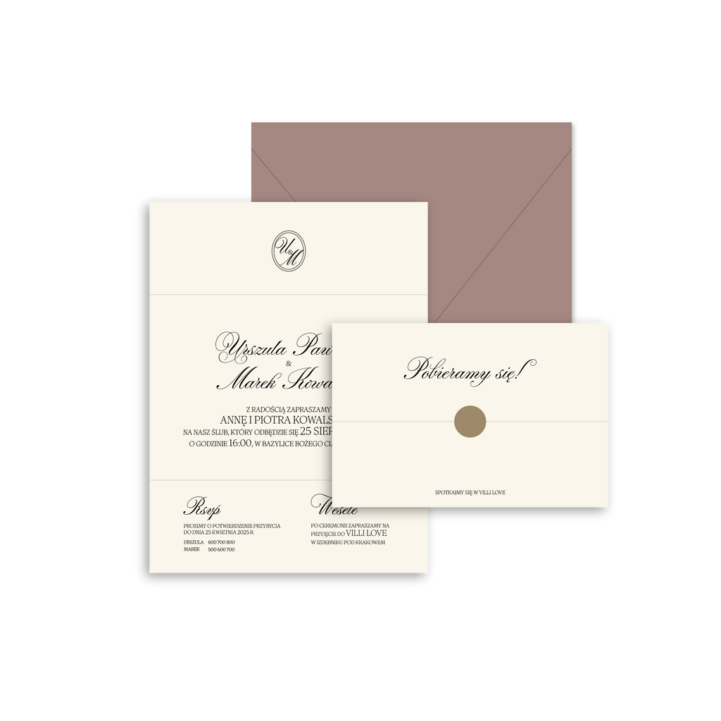 Zaproszenie Tiramisu