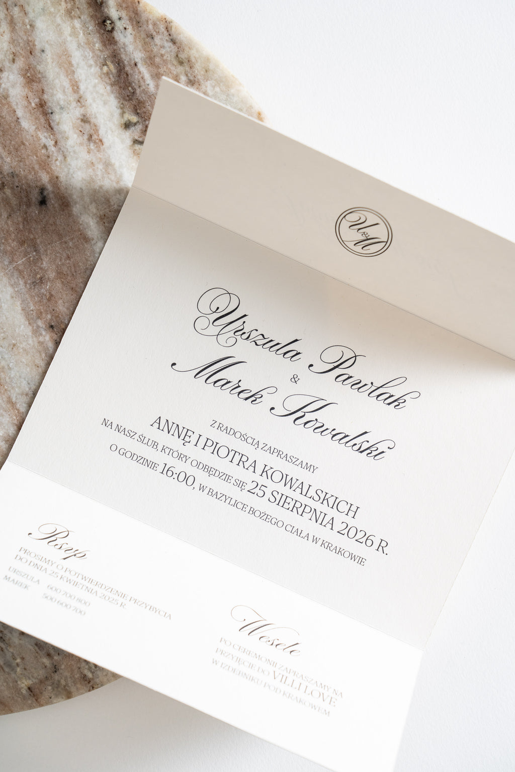 Zaproszenie Tiramisu