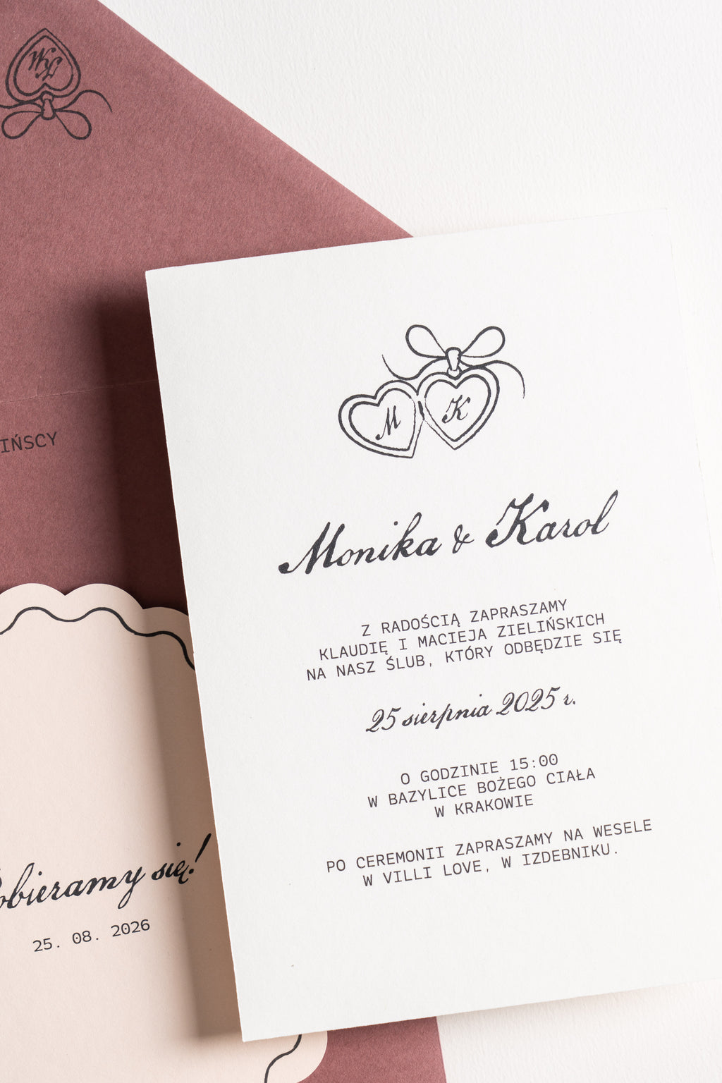 Zaproszenie Ruby Chocolates